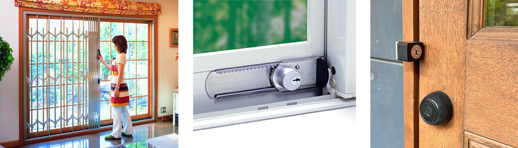 戸締まりと抑止用アイテム